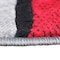 Flash Furniture Red 5' x 5' Round Abstract Design Area Rug ACD-RGTRZ860-55-RD-GG - alternate 4